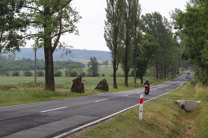 Skutki huraganu w Międzylesiu