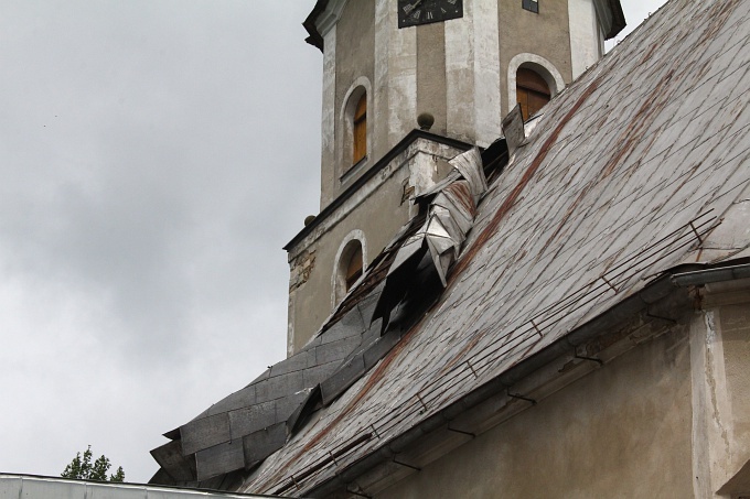 Skutki huraganu w Międzylesiu