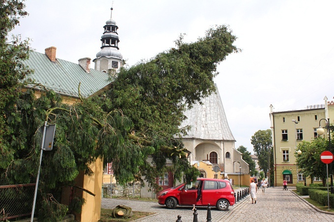 Skutki huraganu w Międzylesiu