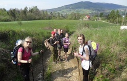 Odkrywają Beskid Wyspowy