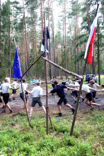 Obóz Skautów Europy pod Lublińcem