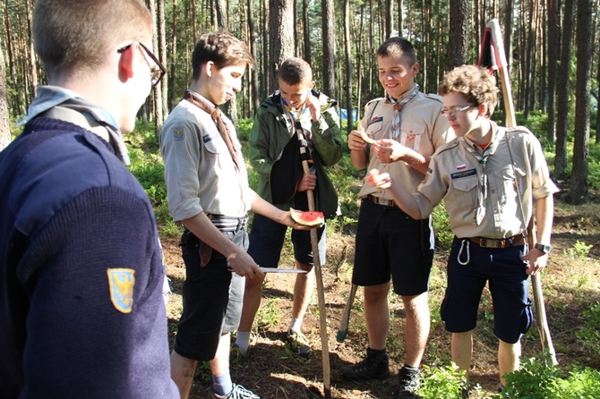 Obóz Skautów Europy pod Lublińcem