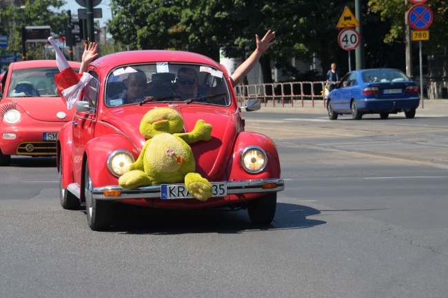 Parada "garbusów" w Krakowie