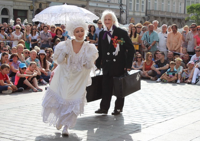 Festiwal teatrów ulicznych w Krakowie - niedziela