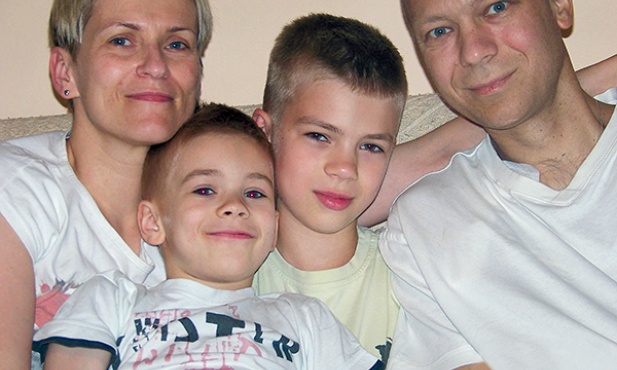 Złośliwy nowotwór, na który zachorował Tomasz Michałowski, nie osłabił więzi rodzinnych