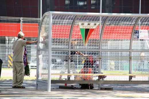 Nowy stadion w Tychach - z zewnątrz