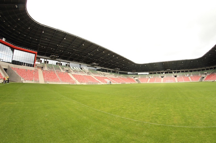 Nowy Stadion w Tychach - w środku