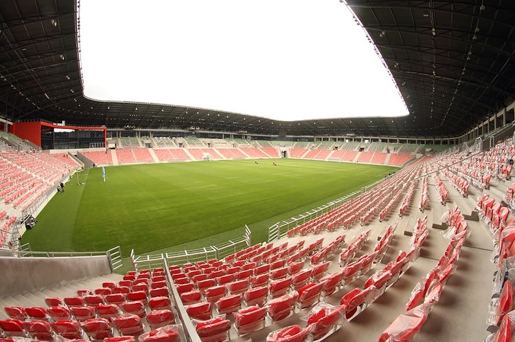 Nowy Stadion w Tychach - w środku