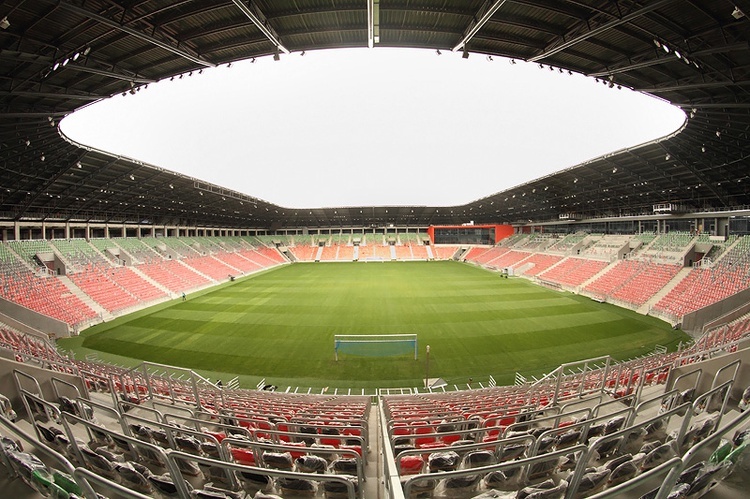 Nowy Stadion w Tychach - w środku