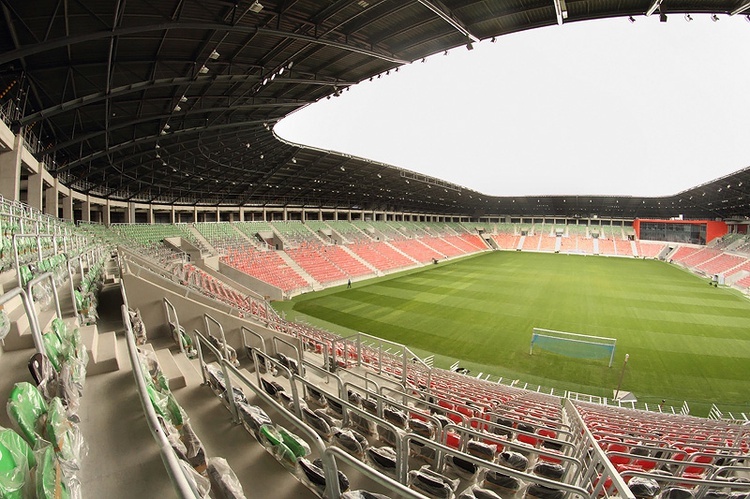 Nowy Stadion w Tychach - w środku