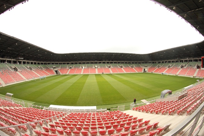 Nowy Stadion w Tychach - w środku