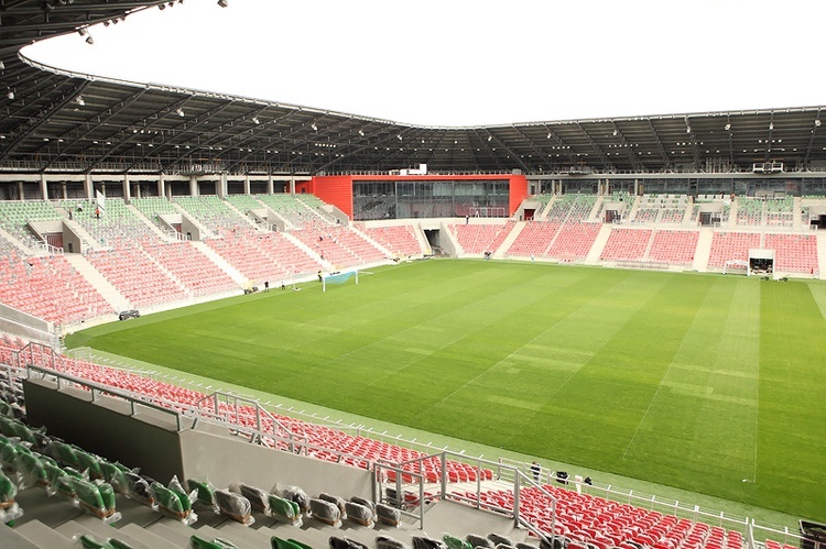 Nowy Stadion w Tychach - w środku