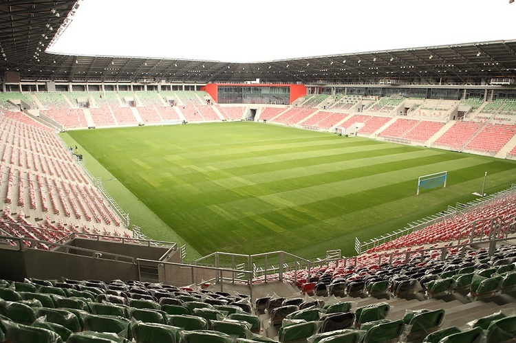 Nowy Stadion w Tychach - w środku