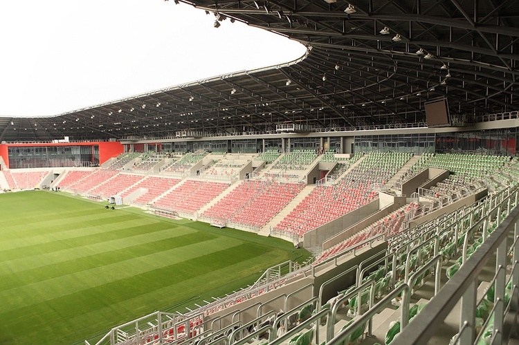 Nowy Stadion w Tychach - w środku