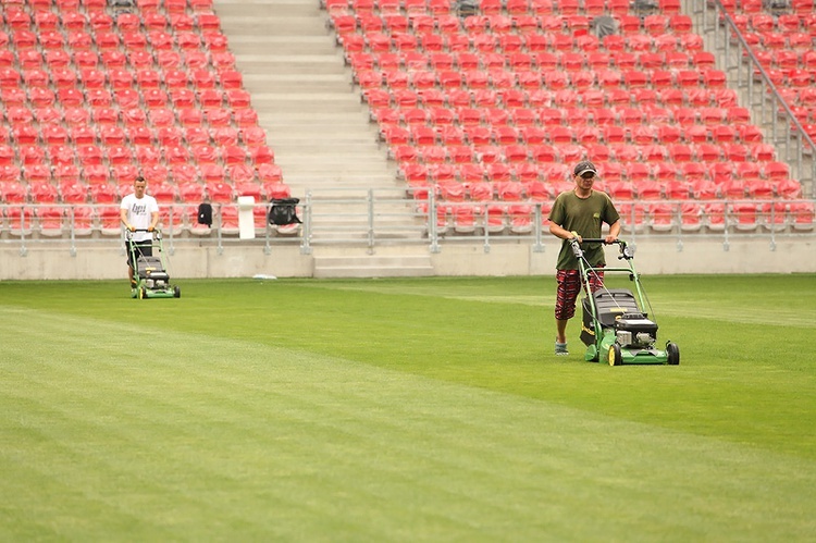 Nowy Stadion w Tychach - w środku