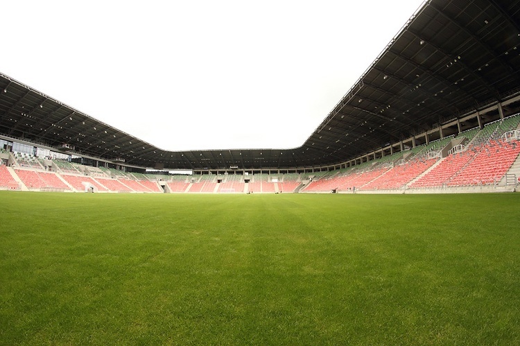 Nowy Stadion w Tychach - w środku