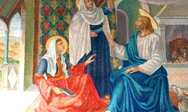 Chrystus Maria i Marta