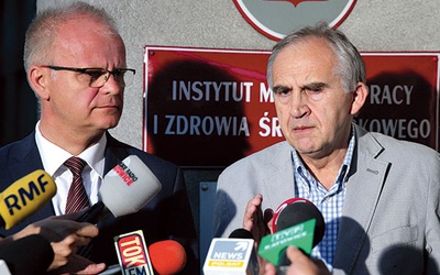 Konferencja o dopalaczach. Minister zdrowia Marian Zembala (po prawej) zdenerwował dziennikarzy, ale miał rację  