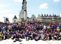  Lipiec 2014.  Szczęśliwi cykliści  na Jasnej Górze