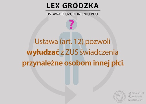 Skandaliczne zapisy ustawy o uzgodnieniu płci