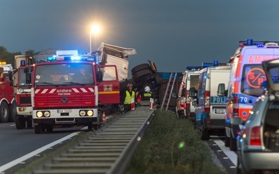 Karambol na A4. Cztery ofiary śmiertelne