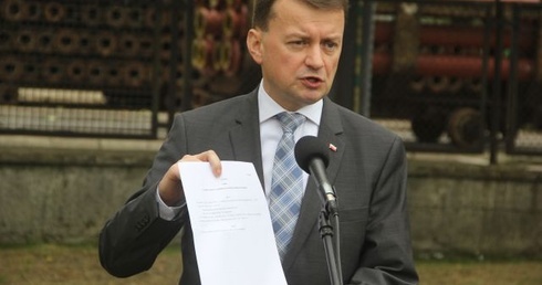 Błaszczak przywiózł do Lubina ustawę