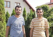 Firas (z lewej) i Fadi chcą jak najszybciej nauczyć się języka polskiego i znaleźć pracę