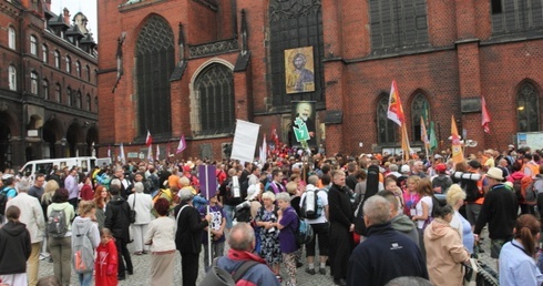 Jasnogórscy pielgrzymi w drodze