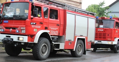 Pożar w Mesznej ugasiło 12 strażackich zastępów