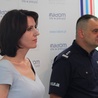 Anna Białkowska, wiceprezydent Radomia, i Karol Szwalbe, komendant miejski policji w Radomiu