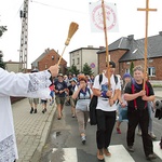  Błogosławieństwo pielgrzymów w miejscowości Wilcza