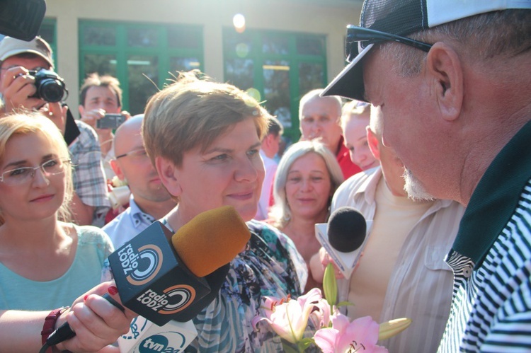 Beata Szydło w Bełchowie