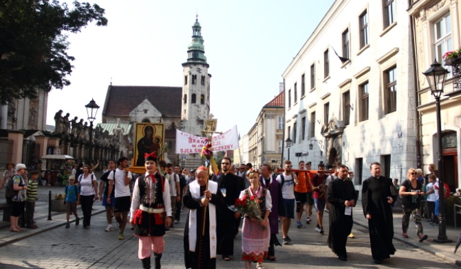 Piesza krakowska maszeruje