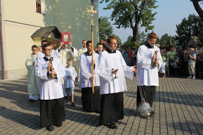 24. Piesza Pielgrzymka Diecezji Bielsko-Żywieckiej na Jasną Górę - w Hałcnowie