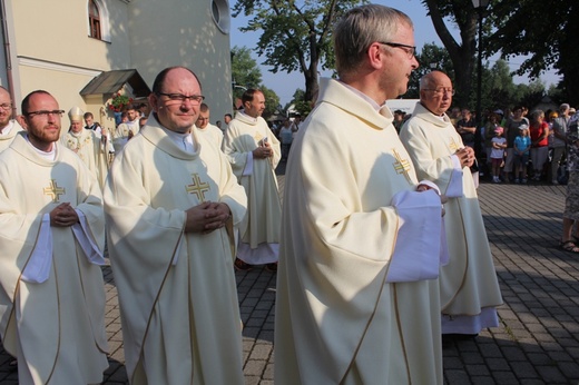 24. Piesza Pielgrzymka Diecezji Bielsko-Żywieckiej na Jasną Górę - w Hałcnowie