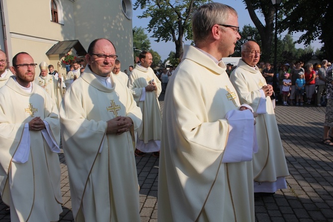 24. Piesza Pielgrzymka Diecezji Bielsko-Żywieckiej na Jasną Górę - w Hałcnowie