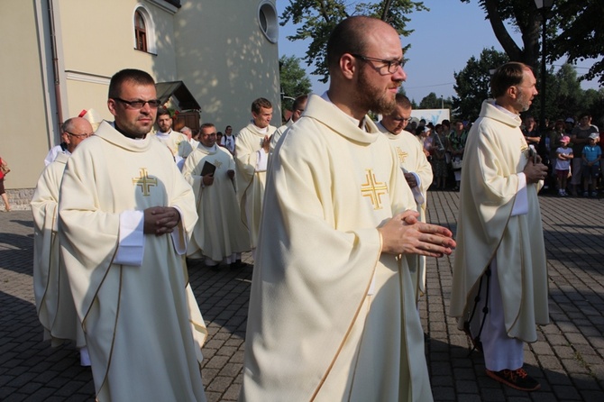 24. Piesza Pielgrzymka Diecezji Bielsko-Żywieckiej na Jasną Górę - w Hałcnowie