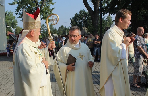 24. Piesza Pielgrzymka Diecezji Bielsko-Żywieckiej na Jasną Górę - w Hałcnowie