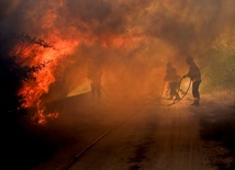 Pożary lasów w północnej Portugalii