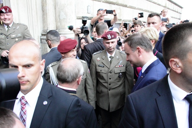 Prezydent Andrzej Duda na Wawelu