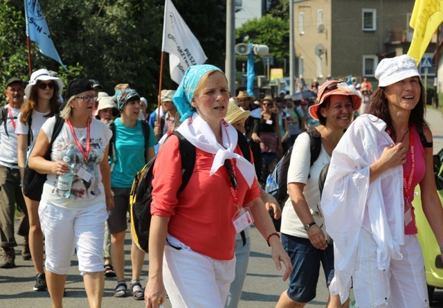 Powitanie pielgrzymów w Kończycach Wielkich