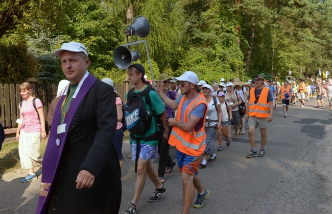 Skarżyska kolumna pieszej pielgrzymki diecezji radomskiej