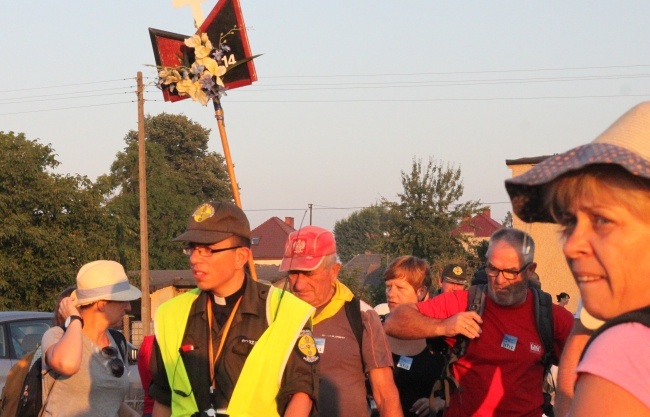 Z Borek Wielkich w stronę lasu za Dąbrową