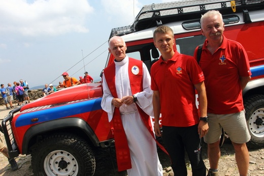 Dzielenie wiarą nad Śnieżką