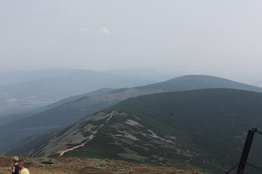 Dzielenie wiarą nad Śnieżką