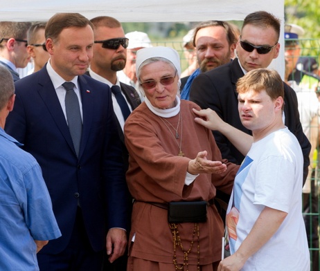 Prezydent gościem Wspólnoty Chleb Życia