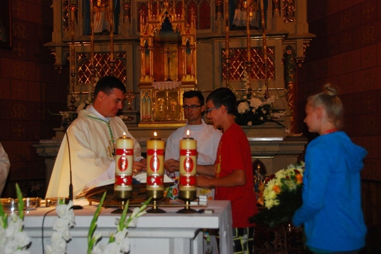 Msza św. w Longinówce