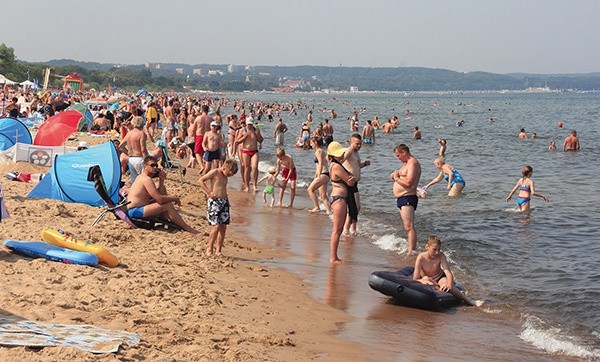  Trójmiejskie plaże w sezonie przeżywają prawdziwe oblężenie