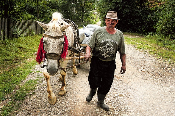 Ludwik Majerik pracuje przy wypalaniu węgla drzewnego. Pod wieczór wraca do domu, rozładowuje worki z węglem i jedyne, o czym marzy, to szybka kąpiel i odpoczynek