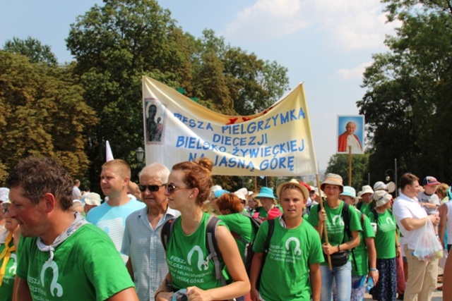 Powitanie pielgrzymów bielsko-żywieckich A.D. 2015 - cz. 1